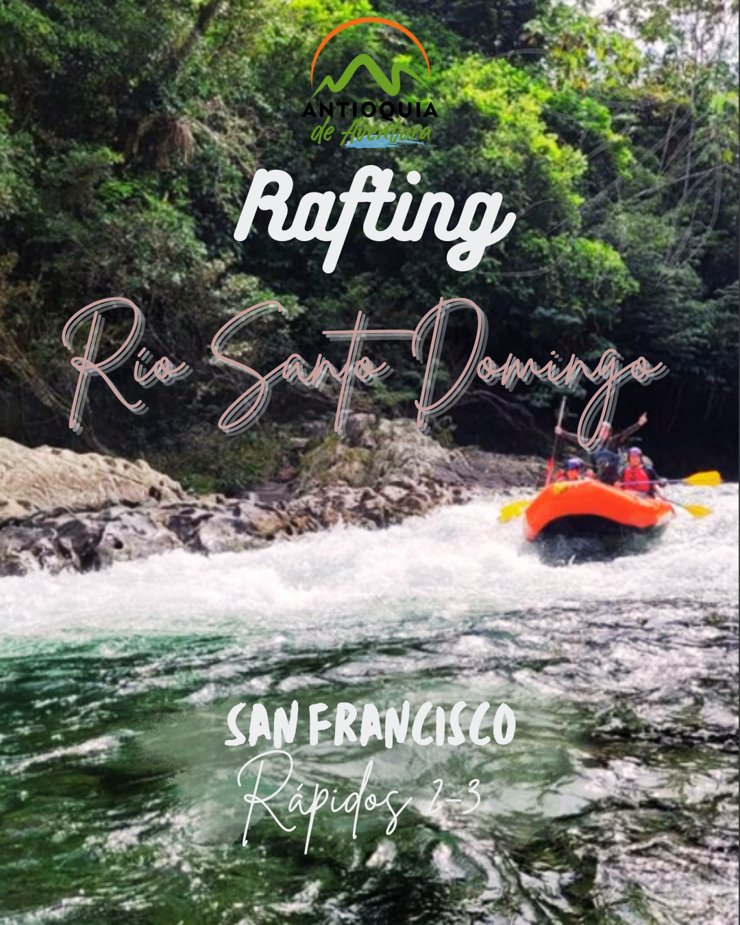Rafting Río Santo Domingo